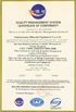 La CINA Shijiazhuang Minerals Equipment Co. Ltd Certificazioni