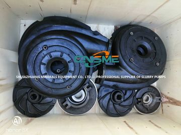 High Efficiency Rubber Impellers And Rubber Liners For 3 / 2 C AHR Rubber Lined Slurry Pumps